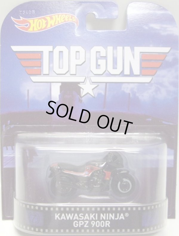 画像1: 2015 RETRO ENTERTAINMENT 【KAWASAKI NINJA GPZ 900R】 BLACK/RR (TOP GUN) (NEW CAST) 