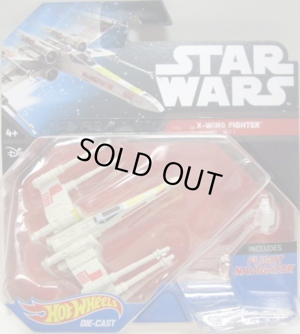 画像1: 2015 HW STAR WARS STARSHIP 【X-WING FIGHTER RED 5】　WHITE (BLACK CARD)