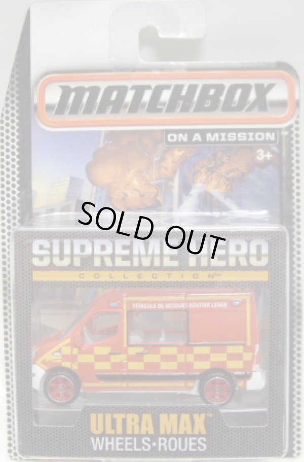 画像1: 2015 MATCHBOX "SUPREME HERO" 【RENAULT MASTER AMBULANCE】 RED