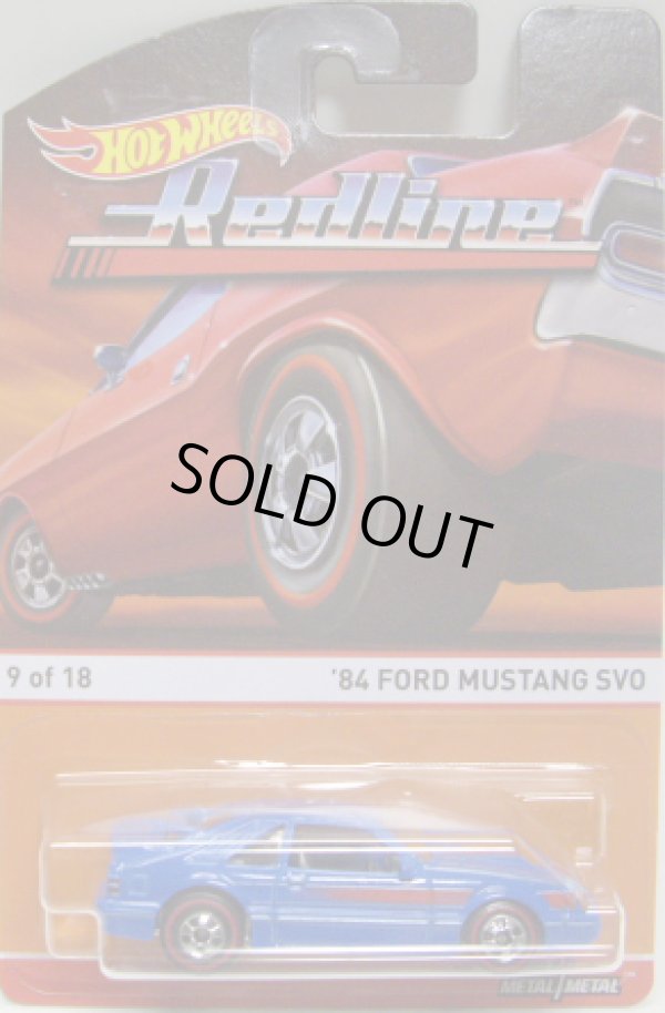 画像1: 2015 HW HERITAGE - REDLINE 【'84 FORD MUSTANG SVO】 BLUE/RL