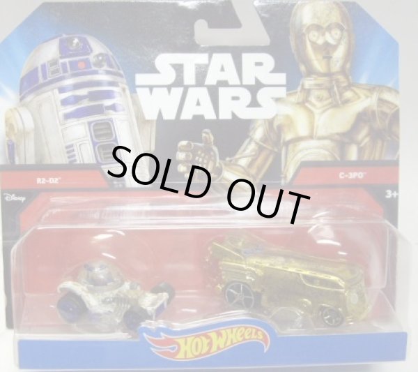 画像1: 2015 HW STAR WARS 2PACK 【C-3PO / R2-D2】(ウェザリング・バージョン） (2015 BLACK CARD)