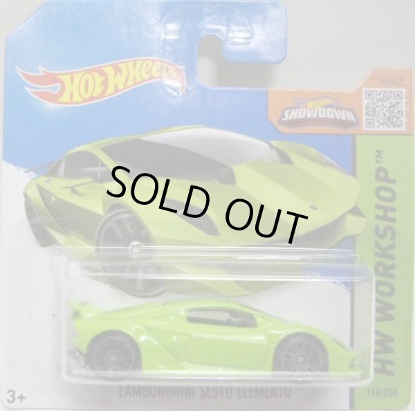 画像1: 【LAMBORGHINI SESTO ELEMENT】　LT.GREEN/J5 (インターナショナル・ショートカード) 