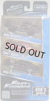 画像: JADA 1/55 FAST & FURIOUS 【DOM'S RIDES 3 PACK】　DODGE CHARGER R/T OFF-ROAD/CHEVY CHEVELLE SS/DODGE CHARGER R/T