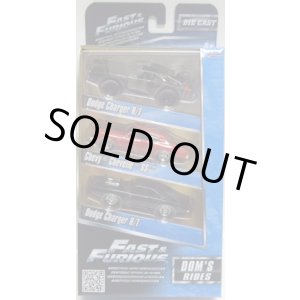 画像: JADA 1/55 FAST & FURIOUS 【DOM'S RIDES 3 PACK】　DODGE CHARGER R/T OFF-ROAD/CHEVY CHEVELLE SS/DODGE CHARGER R/T