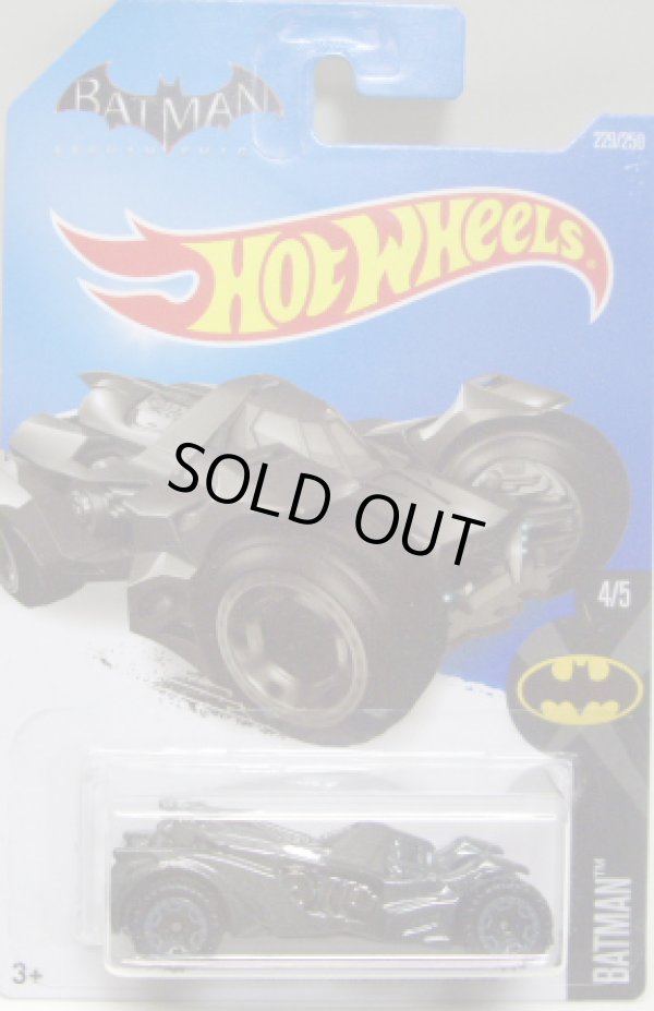 画像1: 【BATMAN : ARKHAM KNIGHT BATMOBILE】 BLACK CHROME/NEW WHEELS