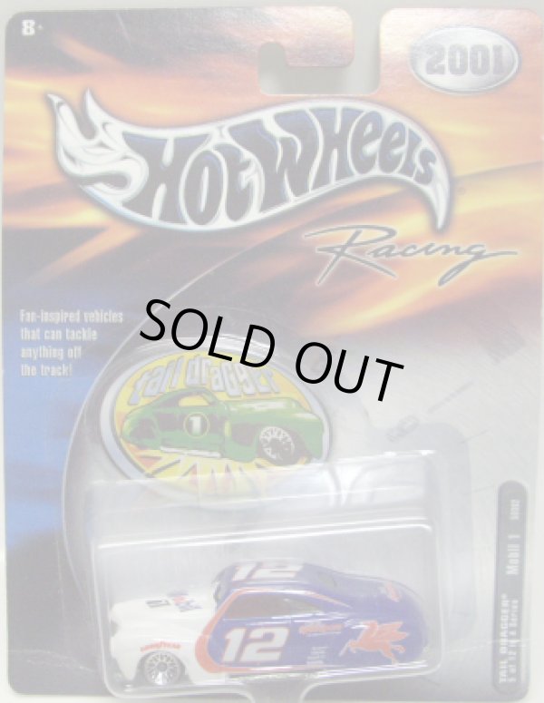 画像1: 2001 HOT WHEELS RACING 【#12 TEAM MOBIL 1 TAIL DRAGGER】 WHITE-BLUE/LACE