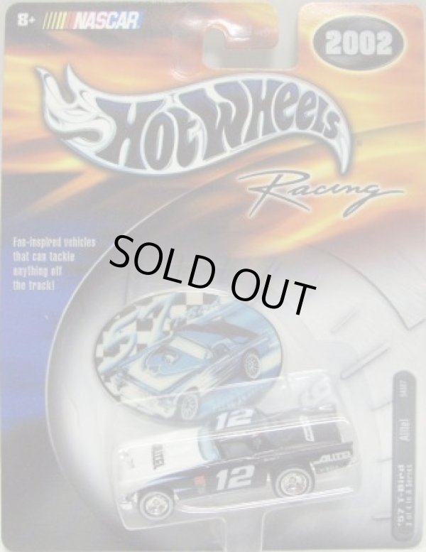 画像1: 2002 HOT WHEELS RACING 【#12 TEAM ALLTEL '57 T-BIRD】 BLACK-WHITE/RR
