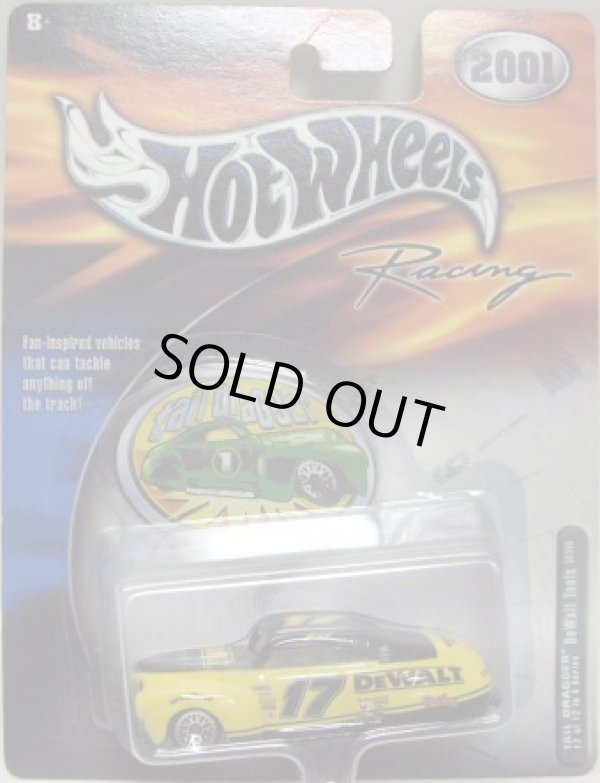 画像1: 2001 HOT WHEELS RACING 【#17 TEAM DE WALT TAIL DRAGGER】 YELLOW-BLACK/LACE