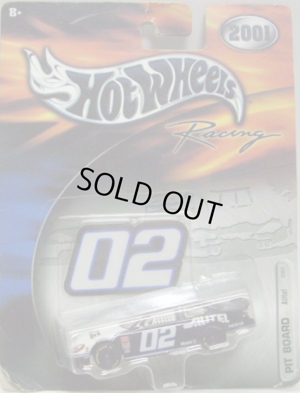 画像1: 2001 HOT WHEELS RACING "PIT BOARD"【#02 TEAM ALLTEL FORD TAURUS】 WHITE-BLACK/RR