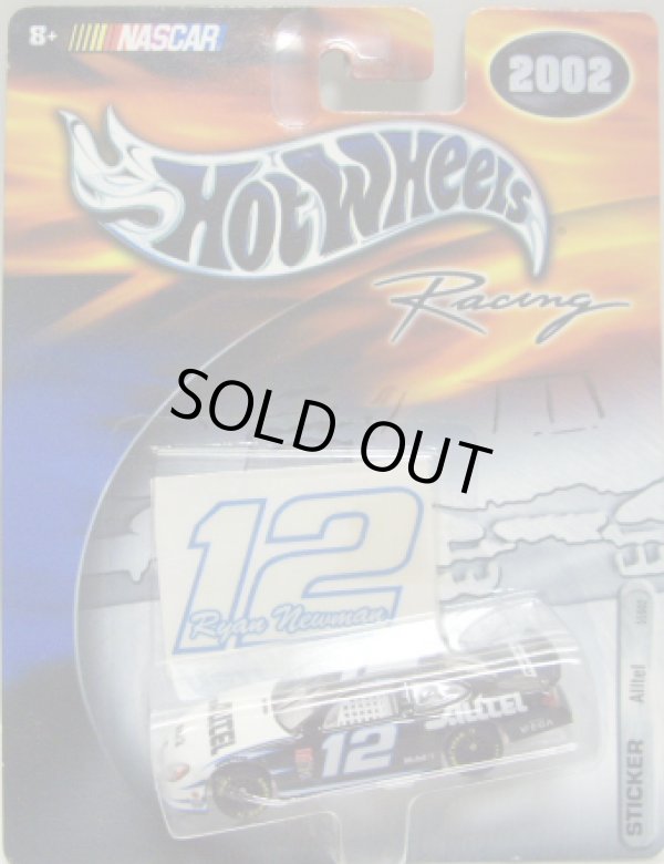 画像1: 2002 HOT WHEELS RACING "STICKER" 【#12 TEAM ALLTEL FORD TAURUS】 WHITE-BLACK/RR