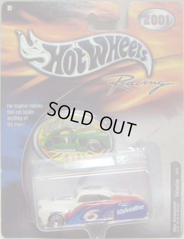 画像1: 2001 HOT WHEELS RACING 【#6 TEAM VALVOLINE TAIL DRAGGER】 WHITE-BLUE/LACE