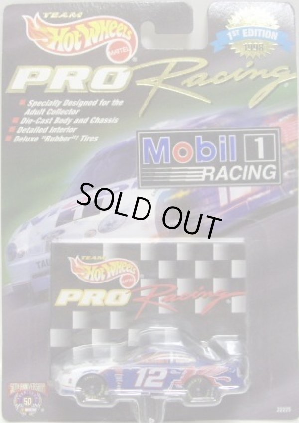 画像1: 1998 HOT WHEELS PRO RACING 【#12 MOBIL 1 RACING FORD TAURUS】　BLUE (MOBIL PROMO 15000台限定)