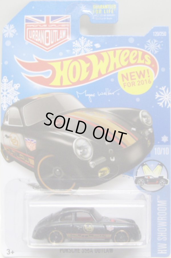 画像1: TARGET EXCLUSIVE SNOWFLAKE CARD 【PORSCHE 356A OUTLAW】 BLACK/MC5