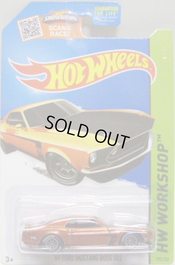 画像1: 2015 SUPER TREASURE HUNTS 【'69 FORD MUSTANG BOSS 302】　SPEC.ORANGE/RR