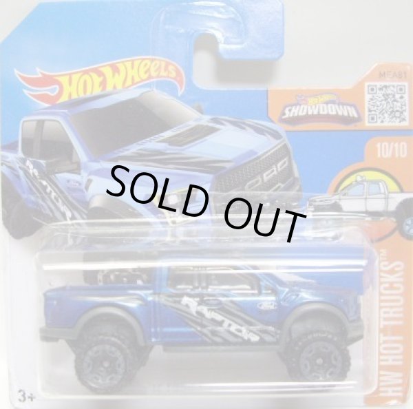 画像1: 【'17 FORD F-150 RAPTOR】 BLUE/BLOR (NEW CAST)(インターナショナル・ショートカード)