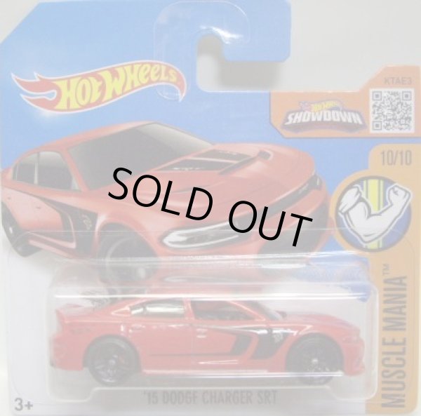 画像1: 【'15 DODGE CHARGER SRT】 RED/PR5 （NEW CAST)(インターナショナル・ショートカード)