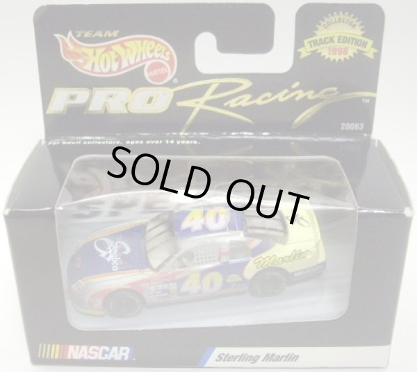 画像1: 1998 HOT WHEELS PRO RACING TRACK EDITION 【STERLING MARTIN #40】　BLUE-LT.YELLOW/RR