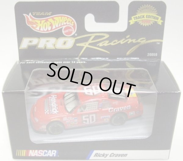 画像1: 1998 HOT WHEELS PRO RACING TRACK EDITION 【RICKY CRAVEN #50】　RED/RR