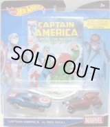 画像: 2016 HW MARVEL 2-PACK WITH MINI COMIC 【CAPTAIN AMERICA VS RED SKULL】　