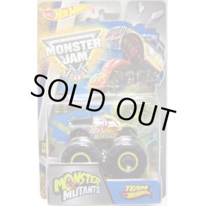 画像: 2016 MONSTER JAM "MONSTER MUTANTS" 【TEAM HOT WHEELS】 BLACK （ギミック有）