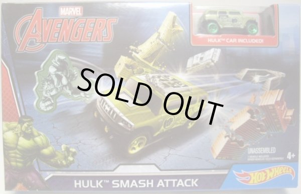 画像1: 2016 HW MARVEL AVENGERS 【HULK SMASH ATTACK】　included HULK CAR