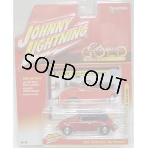 画像: 2016 JOHNNY LIGHTNING - CLASSIC GOLD COLLECTION 【1975 VW SUPER BEETLE CONVERTIBLE】　RED/RR