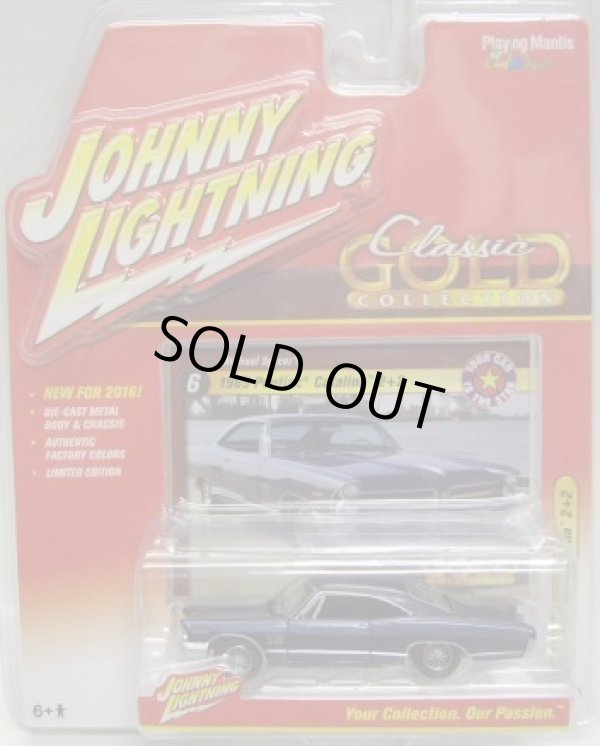 画像1: 2016 JOHNNY LIGHTNING - CLASSIC GOLD COLLECTION 【1965 PONTIAC CATALINA 2+2】　NAVY/RR