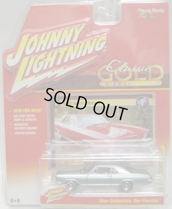 画像1: 2016 JOHNNY LIGHTNING - CLASSIC GOLD COLLECTION 【1965 BUICK RIVIERA】　SILVERGREEN/RR