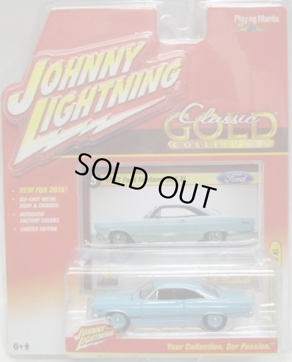 画像1: 2016 JOHNNY LIGHTNING - CLASSIC GOLD COLLECTION 【1967 FORD FAIRLANE 500 XL】　LT.BLUE/RR