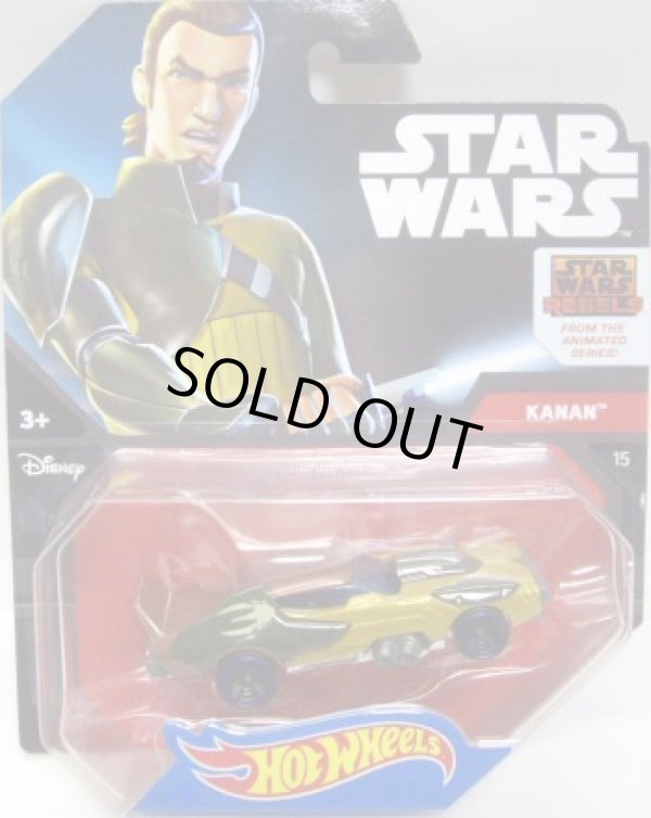 画像1: 2016 HW STAR WARS 【KANAN】　GOLD-BROWN/MC5 (2015 BLACK CARD)