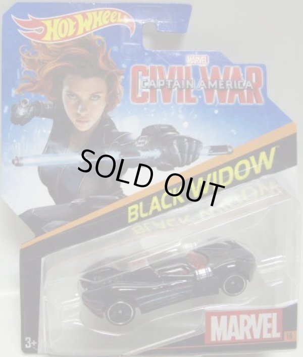 画像1: 2016 HW MARVEL 【BLACK WIDOW (CIVIL WAR)】　BLACK/PR5  （予約不可）