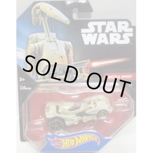 画像: 2016 HW STAR WARS 【BATTLE DROID （ウェザリング・バージョン）】　BEIGE/O5 (2015 BLACK CARD)