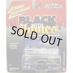 画像: 2016 JOHNNY LIGHTNING - STREET FREAKS S1B 【1963 FORD GALAXIE 500】 BLACK-BLUE (BLACK WITH FLAMES)