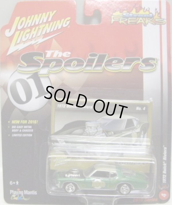 画像1: 2016 JOHNNY LIGHTNING - STREET FREAKS S1B 【1972 BUICK RIVIERA】 GREEN (THE SPOILERS)