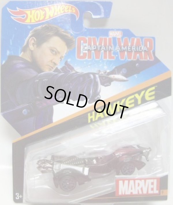 画像1: 2016 HW MARVEL 【HAWKEYE(CIVIL WAR)】　BLACK/5Y