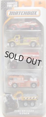 画像: 2015 MATCHBOX 5PACK  【FIRE BRIGADE】Ford Interceptor/Highway Fire Pumper/Flame Smasher/Fire Engine/Trail Tracker