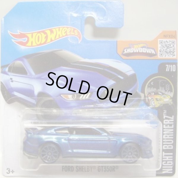 画像1: 【FORD SHELBY GT350R】 BLUE/10SP (NEW CAST)  (インターナショナル・ショートカード)