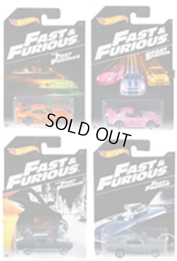 画像1: 2016  FAST & FURIOUS （ワイルドスピード）【4種セット】'94 TOYOTA SUPRA/HONDA S2000/'67 FORD MUSTANG/'70 CHEVELLE SS