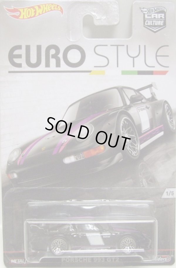 画像1: 2016 HW CAR CULTURE - EURO STYLE  【PORSCHE 993 GT2】 BLACK/RR