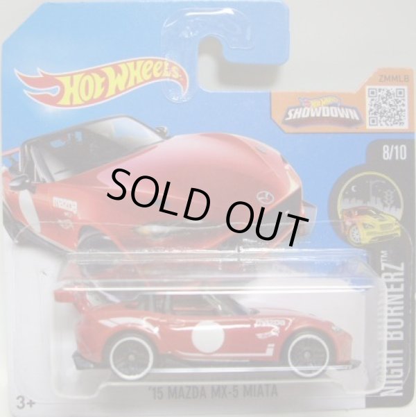 画像1: 【'15 MAZDA MX-5 MIATA】 RED/PR5 (NEW CAST)(インターナショナル・ショートカード)