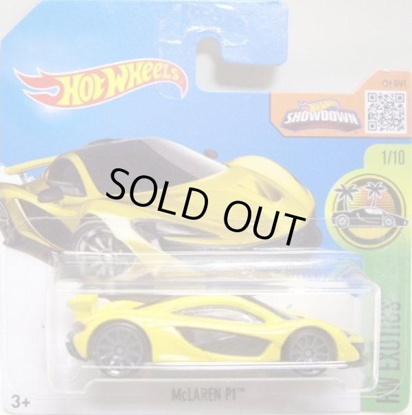 画像1: 【McLAREN P1】 YELLOW/10SP (インターナショナル・ショートカード)