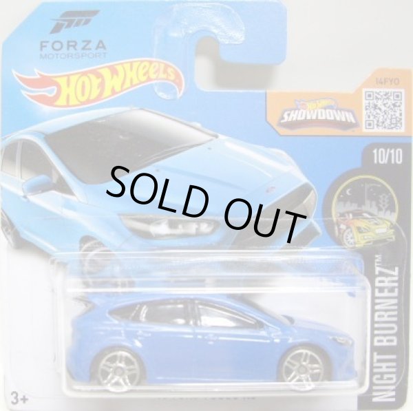 画像1: 【"FORZA MOTORSPORT" '16 FORD FOCUS RS】 BLUE/PR5 (NEW CAST)(インターナショナル・ショートカード)