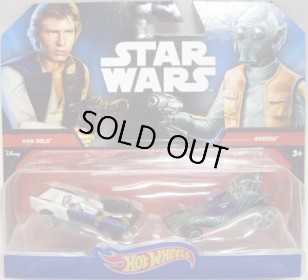 画像1: 2016 HW STAR WARS 2PACK 【HAN SOLO/GREEDO】 (2015 BLACK CARD)