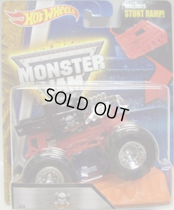 画像1: 2016 MONSTER JAM includes STUNT RAMP! 【BONE SHAKER】 BLACK