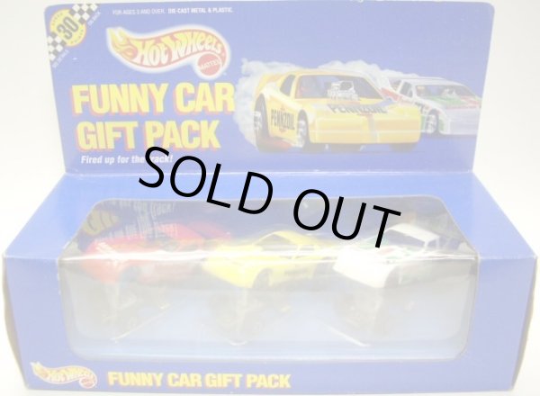 画像1: 1991 3-PACK 【FUNNY CAR GIFT PACK (MOTORCRAFT/PENNZOIL/CASTROL)】　 