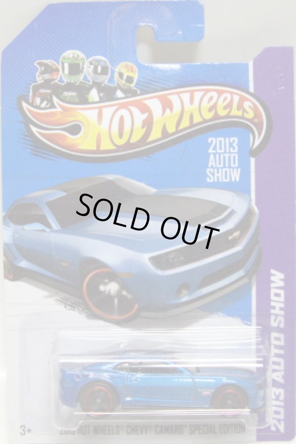 画像1: 2013 AUTO SHOW EXCLUSIVE 【2013 HOT WHEELS CHEVY CAMARO SPECIAL EDITION】　MET.BLUE/MC5 (BLACKインテリア＆シャーシ）