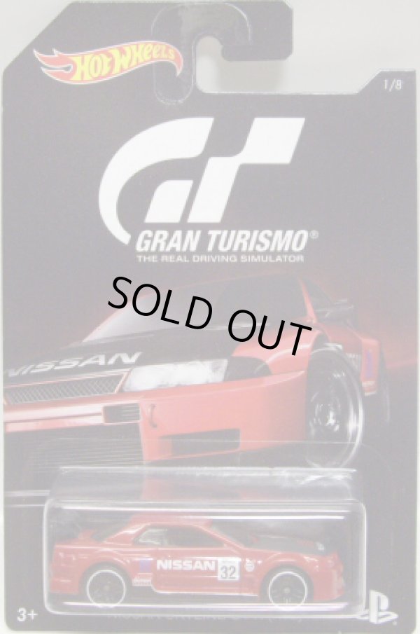 画像1: 2016 HW GRAN TURISMO 【NISSAN SKYLINE GT-R (R32)】 RED/PR5