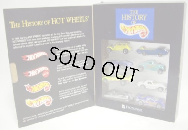 画像1: 1995 FAO SCHWARZ EXCLUSIVE 【THE HISTORY OF HOT WHEELS】CLASSIC FORD VICKY/DEORA/SECOND WIND/NEET STREETER/VETTY FUNNY/STUTZ BLACKHAWK/SHADOW JET II/'93 CAMARO