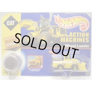 画像: 1998 ACTION MACHINES 【CAT WHEEL LOADER （ギミックあり)】　YELLOW/CT