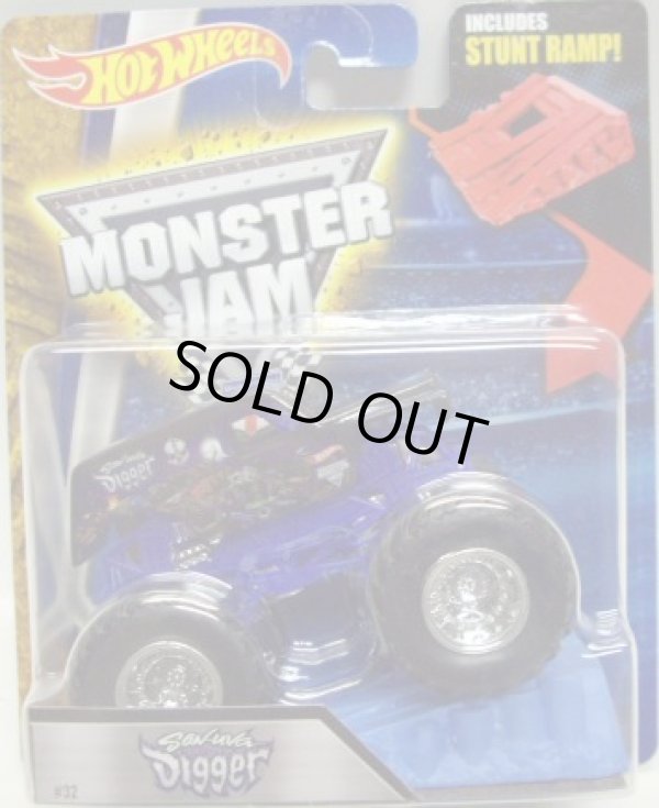 画像1: 2016 MONSTER JAM includes STUNT RAMP! 【SON-UVA DIGGER】 BLACK